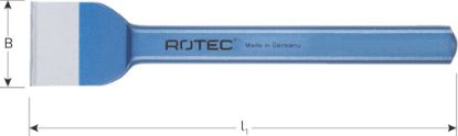 Afbeeldingen van ROTEC Voegbeitel vlak-ovaal