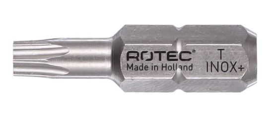 Afbeeldingen van ROTEC Schroefbit ¼" PRO C6,3 INOX+ TORX 25MM 2x