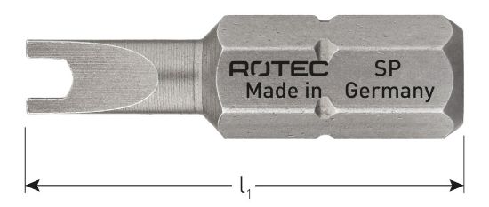 Afbeeldingen van ROTEC Schroefbit ¼" PRO C6,3 BASIC SP 25MM 2x