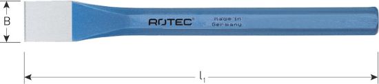 Afbeeldingen van ROTEC Koudbeitel achtkant