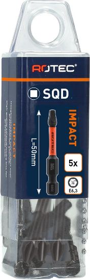 Afbeeldingen van ROTEC IMPACT bit 6,3 BASIC SQD 50MM 5x