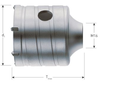 Afbeeldingen van ROTEC Hamerboorkroon licht M16 opname
