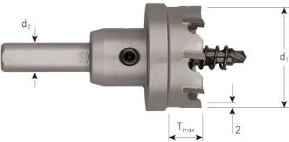 Afbeeldingen van ROTEC Gatfrees HM Easy TMax=12MM