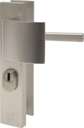 Afbeeldingen van OXLOC Veiligheidslangschild deurduwer + kerntrekbeveiliging + krukgat