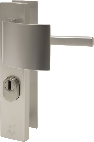 Afbeeldingen van OXLOC Veiligheidslangschild deurduwer + kerntrekbeveiliging + krukgat