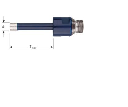 Afbeeldingen van ROTEC Natuursteenboor blauw nat ½" 50MM