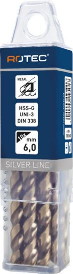 Afbeeldingen van ROTEC Metaalboor HSS-G DIN338 UNI-3
