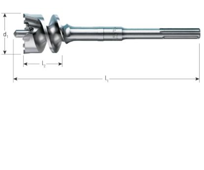 Afbeeldingen van ROTEC Betonfreeskroon SDS-Max