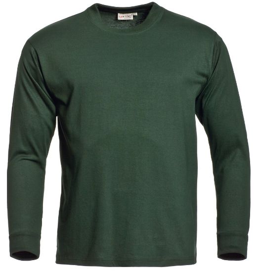 Afbeeldingen van SANTINO T-shirt Basic James donker groen