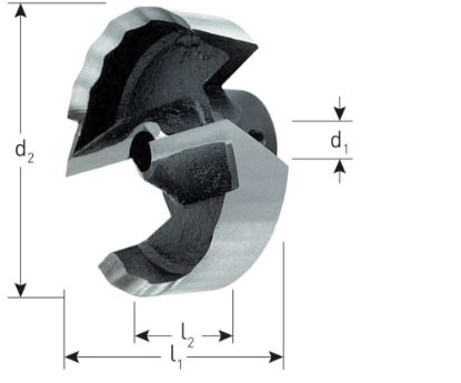 Afbeeldingen van ROTEC Opsteekverzinkfrees WS 180° Wave-Cutter