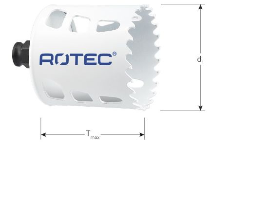 Afbeeldingen van ROTEC Gatzaag HM type 532 8MM 3TPI Tmax=60MM