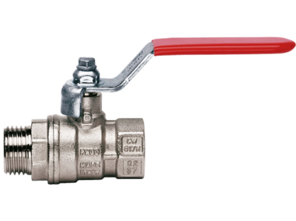 Afbeeldingen van Kogelkraan ¾" rood ST. BI/BUI