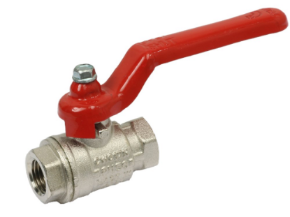 Afbeeldingen van Kogelkraan ½" rood BI/BI