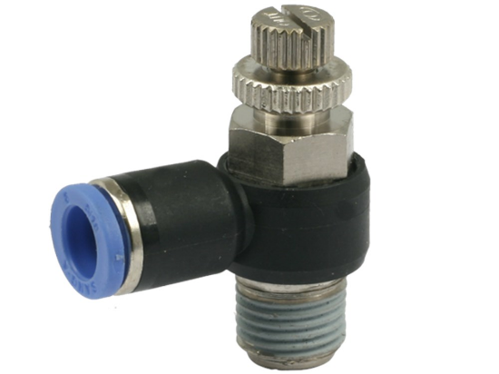 Afbeeldingen van Snelheidsregelcilinder 90° PIF 10MM ¼"