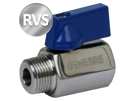 Afbeeldingen van Kraan mini RVS316 ¾' BI/BU