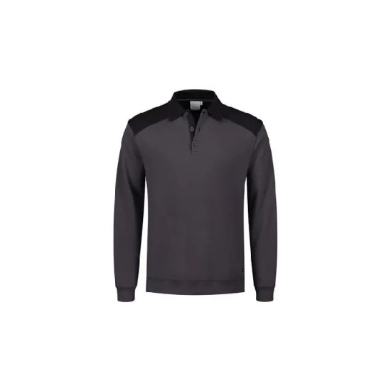 Afbeeldingen van SANTINO Polosweater Tesla grafiet/zwart L