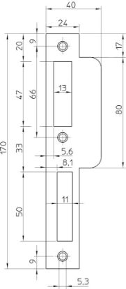 Afbeeldingen van NEMEF Sluitplaat P7200/17 LS