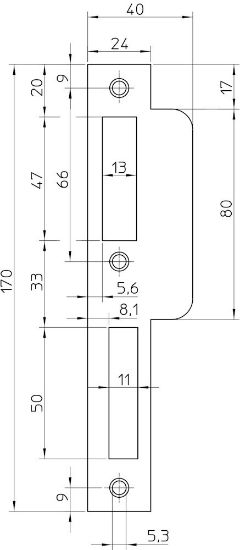 Afbeeldingen van NEMEF Sluitplaat P7200/17 LS