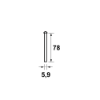 Afbeeldingen van AXA Scharnierpen TGS 3X3MM