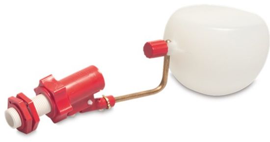 Afbeeldingen van PROFEC Vlotterkraan met drijver kunststof 3bar BU ½"