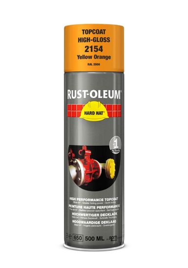 Afbeeldingen van RUST-OLEUM Deklaag RAL2000 geeloranje 500ML