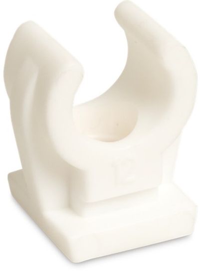 Afbeeldingen van Buis clip PP Woeste enkel wit 20-22MM BI