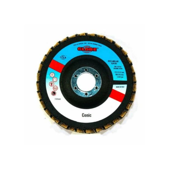 Afbeeldingen van GLOBE Lamellenschijf GF2824 RVS Z60 125X22,2MM