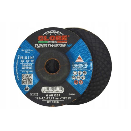 Afbeeldingen van GLOBE Afbraamschijf G0834 RVS A60-Q 180X22,2MM