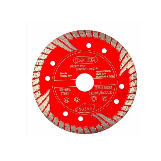 Afbeeldingen van BAIER Diamantzaagblad rood gesinterd 125X2,2X9MM