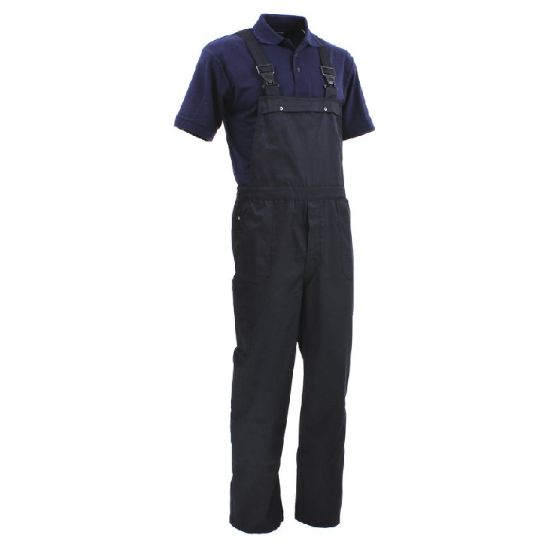 Afbeeldingen van BESTEX Tuinbroek Basic polyester/katoen zwart 56