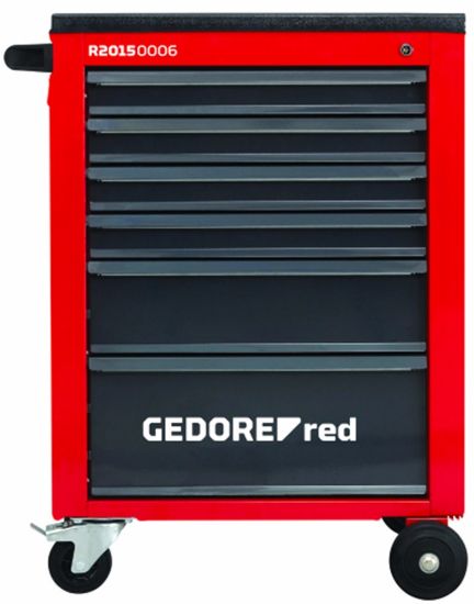 Afbeeldingen van Gereedschapwagen 6 laden MECHANIC rood/antrac