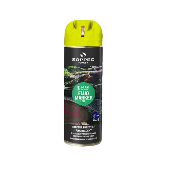 Afbeeldingen van Soppec Fluo Marker spuitbus geel 500ml