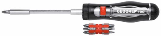 Afbeeldingen van Ratel-bitschroevendr.1/4" 6-kt +13 bits