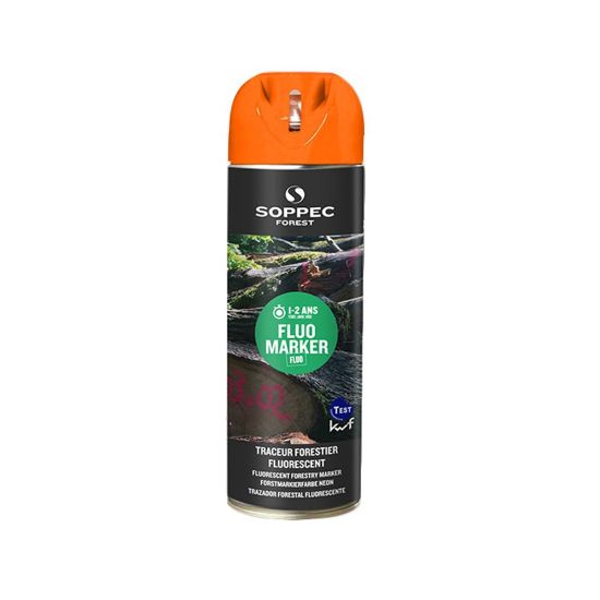 Afbeeldingen van Soppec Fluo Marker spuitbus oranje 500ml