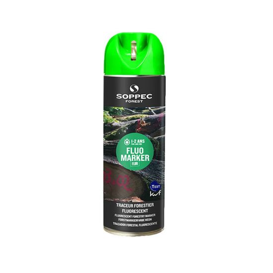Afbeeldingen van Soppec Fluo Marker spuitbus groen 500ml