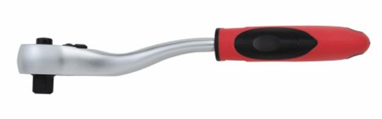Afbeeldingen van Omschakelbare ratel 3/8" gebogen +schakelpal