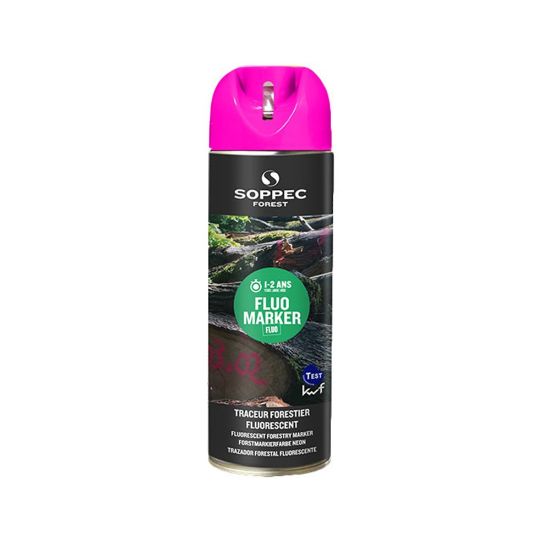 Afbeeldingen van Soppec Fluo Marker spuitbus roze 500ml