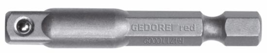 Afbeeldingen van Adapter 1/4" 4kt x 1/4" 4kt 