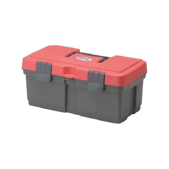Afbeeldingen van Gereedschapskoffer Alpha grijs/rood 16"