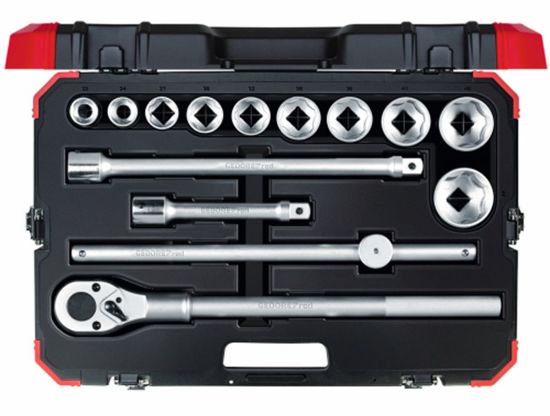 Afbeeldingen van Dopsleutelset 3/4" 22-50MM 14-dlg