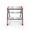 Afbeeldingen van BEOROL Dubbele montagetrap aluminium 2 treden 150KG