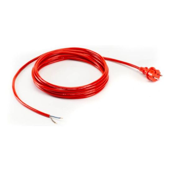 Afbeeldingen van Aansluitsnoer pur oranje H07BQ-F 2X1MM² 5M