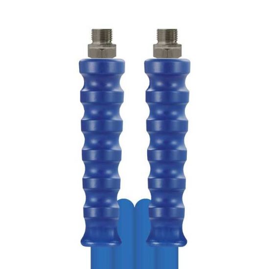 Afbeeldingen van Slang ⅜"/⅜" 2SC 10X16,8MM 400bar blauw 10M