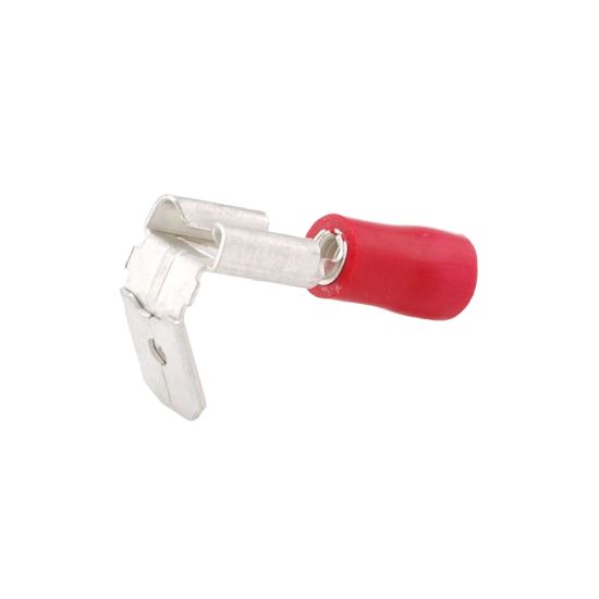 Afbeeldingen van RIPCA Vlakstekerhuls + tab rood 6,3X0,8MM 0,5-1,5MM² 100x