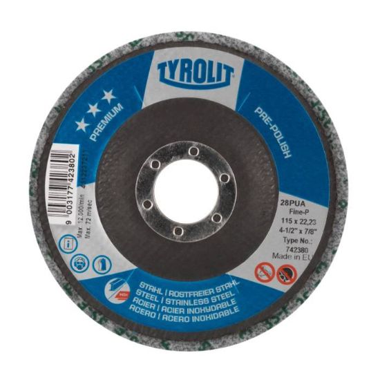 Afbeeldingen van TYROLIT Pre-polish schijf Premium 125X22,23MM