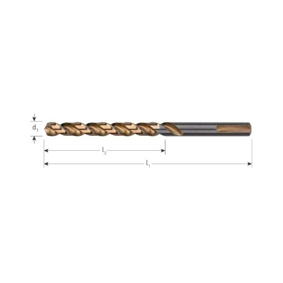 Afbeeldingen van Metaalboor HSS-G OL DIN338 type N 3MM 10x