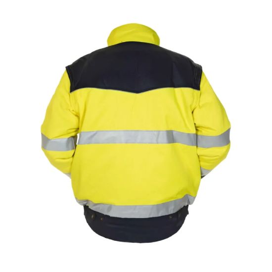 Afbeeldingen van HYDROWEAR Pilotjack EN20471 Luik fluor geel/navy 2XL