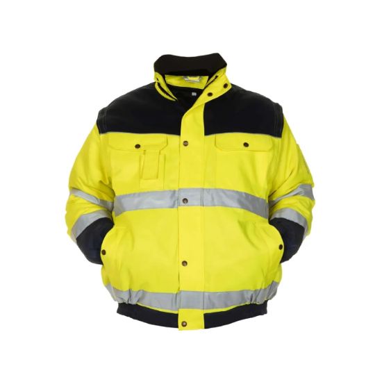 Afbeeldingen van HYDROWEAR Pilotjack EN20471 Luik fluor geel/navy XL