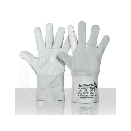 Afbeeldingen van Lashandschoen splitleer/rundleer 10CM