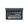 Afbeeldingen van GEDORE Dopsleutelset ½" TC 19-MU-10 in etui 10-32MM 16x